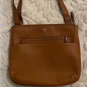 Fossil leather crossbody. Brand new without tags.